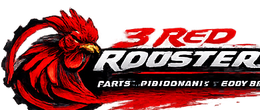 3 Red Roosters
